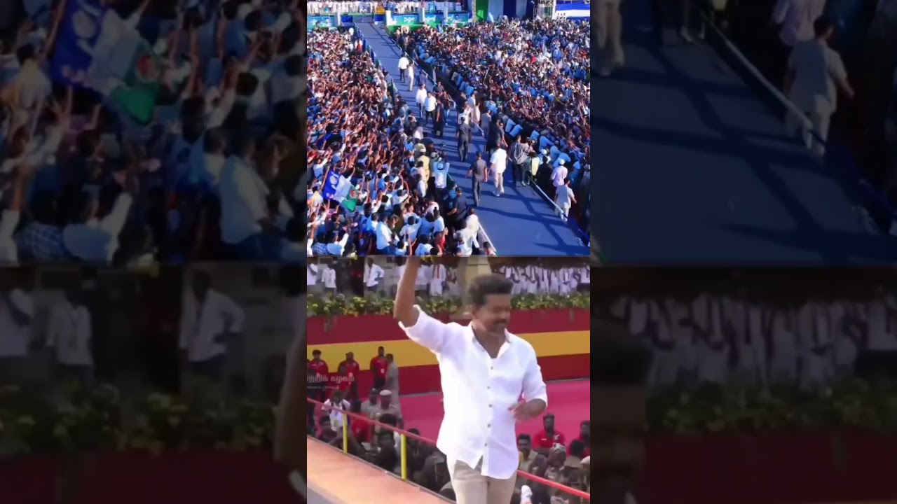 Ys Jagan Thalapathy Vijay Ramp walk 💥| TVKP | YSRCP|TVK manaadu