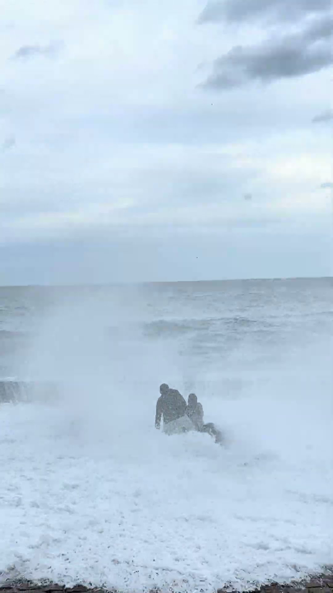Waves Spout Out From Art Sculpture Geyser || ViralHog