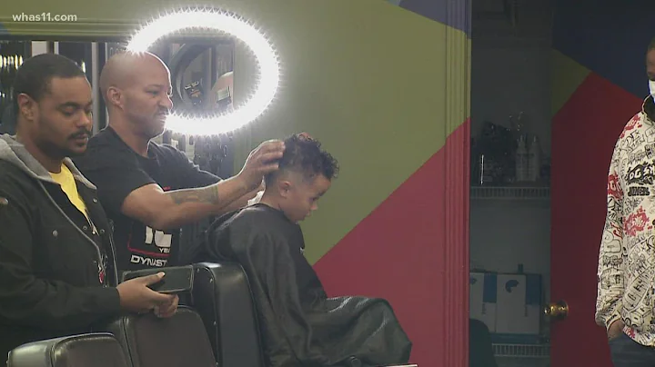 West End barber gives free cuts, toys and photos w...