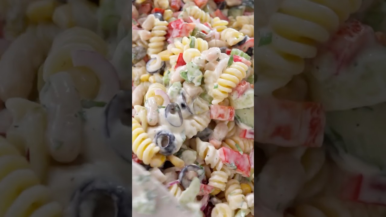 Mediterranean-ish Creamy Pasta Salad Mediterranean-ish Creamy Pasta Salad