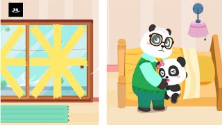 BabyBus cuaca panda kecil:badai screenshot 4