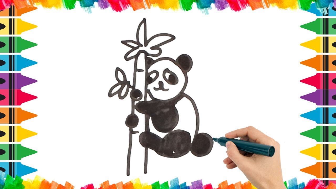 How to draw Panda || Easy Drawing for Kids || Easy drawing of Panda || By Wonder Art Kids