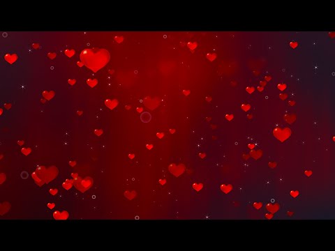 Red Heart Love Symbol | Background Loop Video | Royalty Free Footage