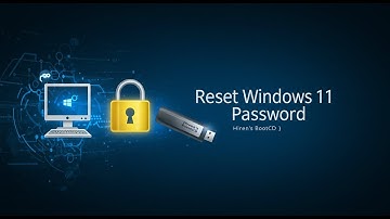 របៀបផ្ដាច់ passwordលើWindows11ដោយប្រើ HBD, How to reset password on Windows 11 using Hiren