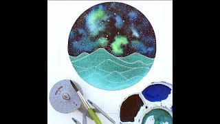 MESMERIZING Watercolor Artist CindyLaneArt a Fluid Art