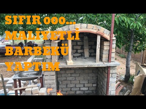 000!! SIFIR MALİYETLİ BARBEKÜ YAPTIM