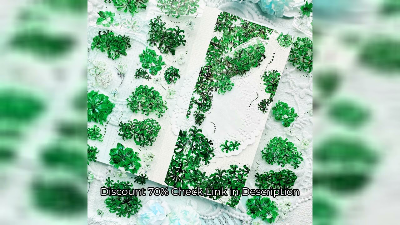 New  Spider Lily Flower Floral PET Washi Tape Roll