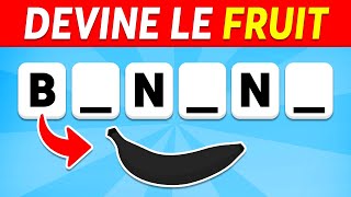 Devine 60 FRUITS et LÉGUMES sans VOYELLES ✅🍓 | Facile, Moyen, Difficile, Impossible