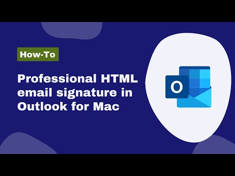 Adding an HTML email signature in Outlook for Mac