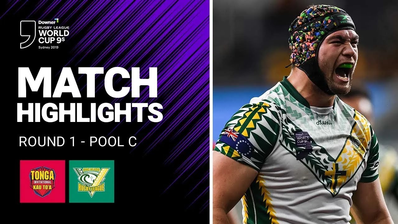 Match Highlights | Tonga v Cook Islands | 2019 Rugby League World Cup 9s | Pool Match | RLWC Archive