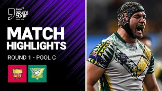 Match Highlights | Tonga v Cook Islands | 2019 Rugby League World Cup 9s | Pool Match | RLWC Archive