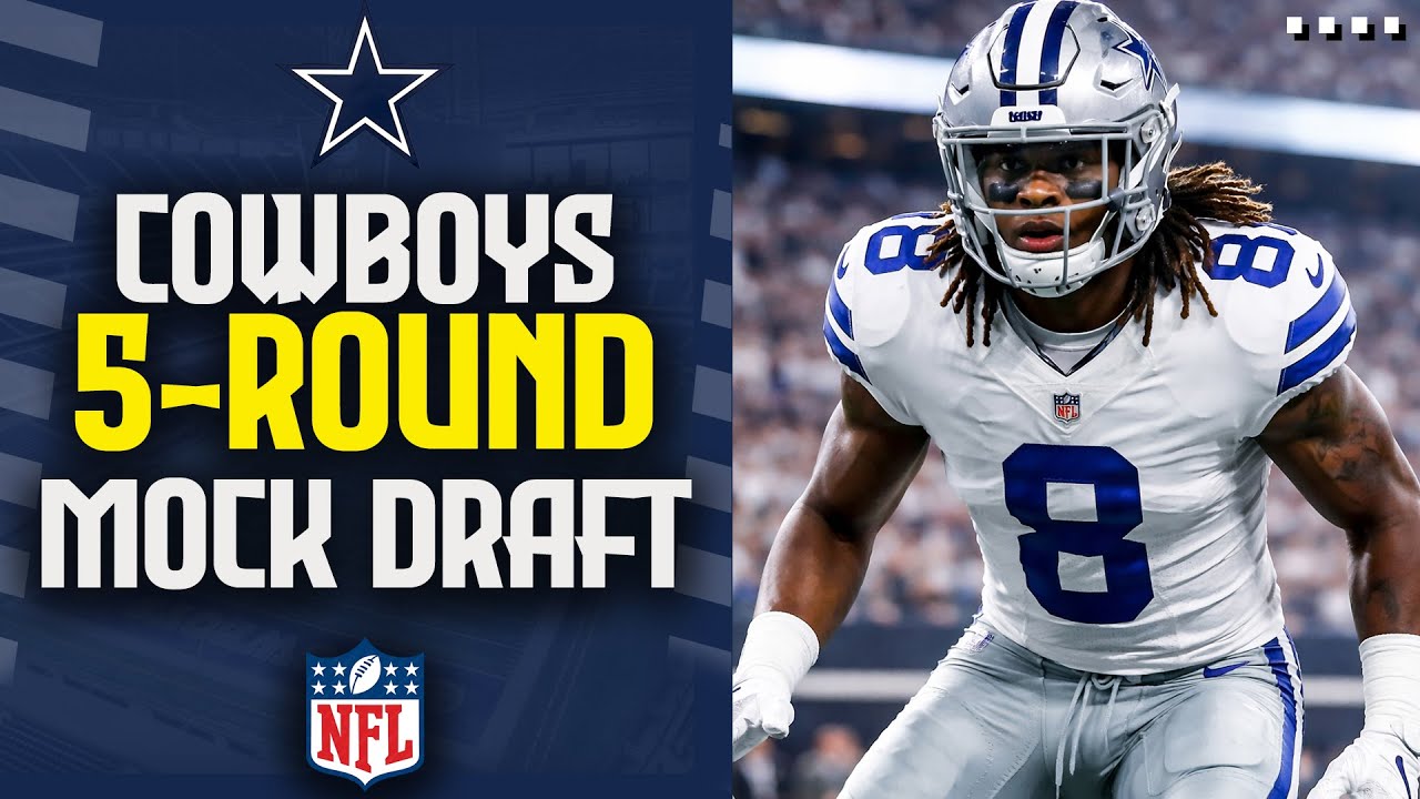 Пробный драфт «Даллас Ковбойз» в 5 раундах с вариантами обмена | Драфт «Ковбойз» 2026 HD 1080p