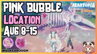Pink Bubble Locations | Weekly August 8-15 🫧 screenshot 1