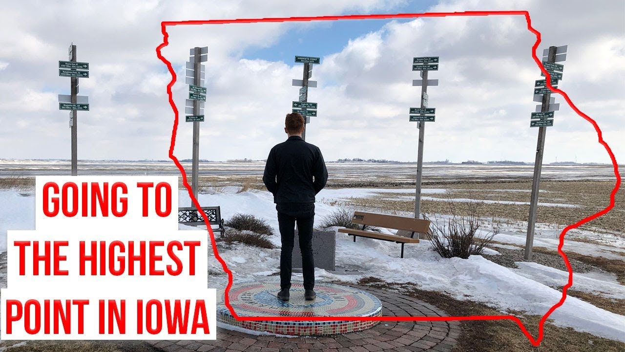 GOING TO THE HIGHEST POINT IN IOWA Hawkeye Point, IA YouTube
