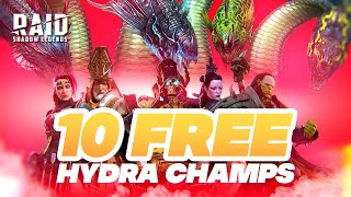 ? How to get 10 FREE Champions for HYDRA Raid Shadow Legends⚔️F2P Hydra Teams⚔️