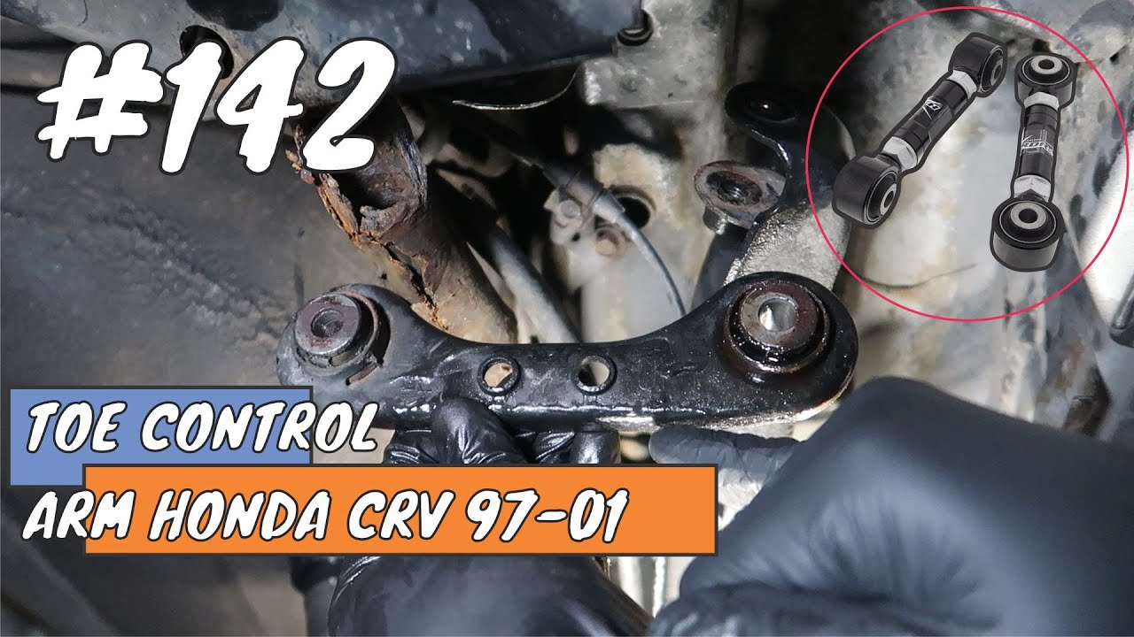 Como cambiar el brazo de control / Toe control arm Honda CRV 9701