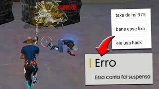 FUI BANIDO AO VIVO POR TER 97% TAXA DE HS!