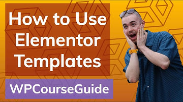 How to Use Templates in Elementor