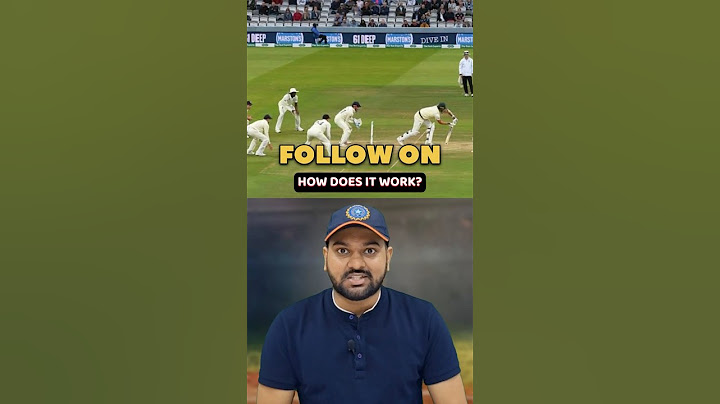Follow-on क़ैसे Calculate होता है ?😳 #testcricket