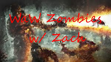 Cod WaW - Custom Zombies | Rise - Part 2 w/Zach