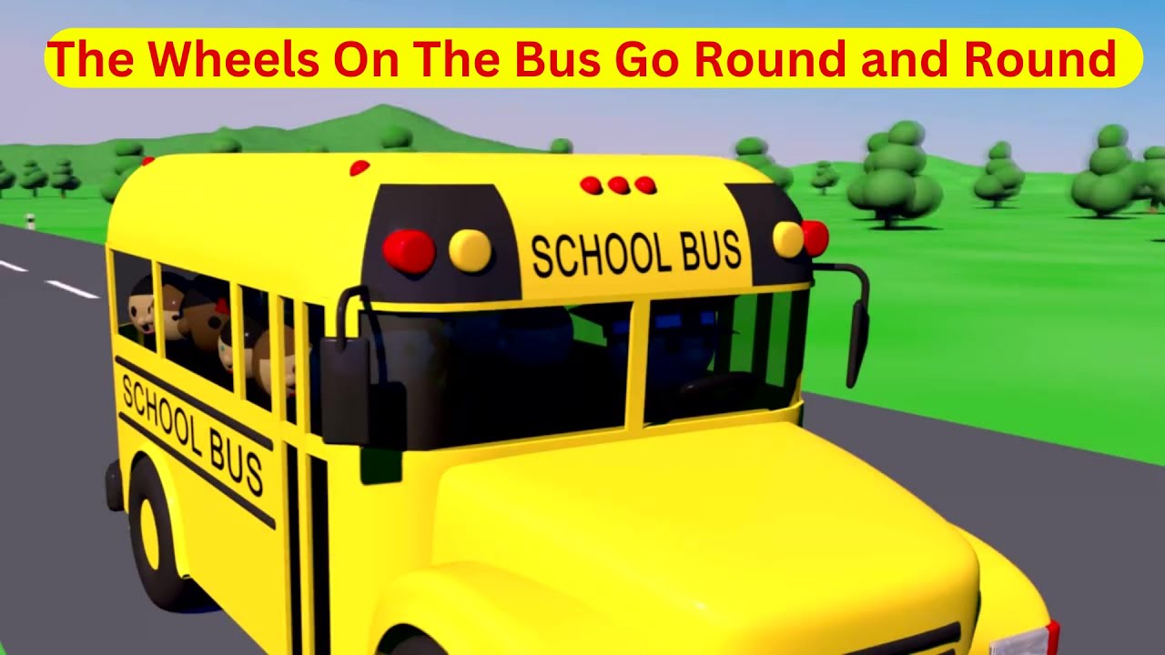 The Wheel on the Bus Go Round and Round Lyrics, Actions, and