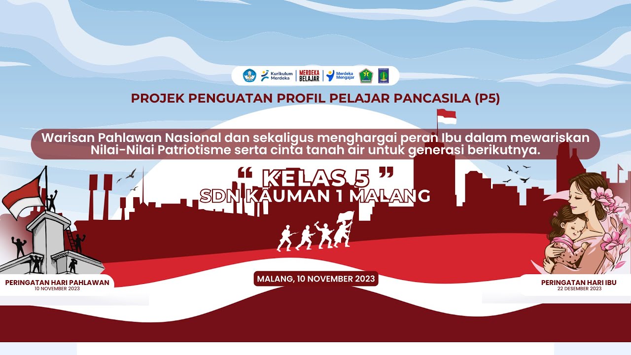 DRAMA KOLOSAL HARI PAHLAWAN | KELAS 5 SDN KAUMAN 1 MALANG