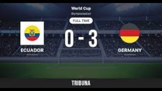 #ไฮไลท์ฟุตบอลเมื่อคืนนี้ Ecuador vs germany 0-3
