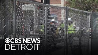 Stretch of Monroe Streetscape reopens in Detroit's Greektown