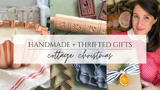 Handmade & Thrifted Gifts | Lovely Christmas Wrapping Ideas | Unique Salt Dough | Cottage Christmas