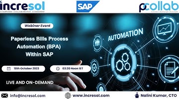 Paperless Bills Process Automation BPA within SAP