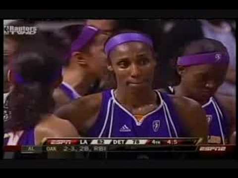 Detroit Shock Vs. LA Sparks Fight+Suspension Video!