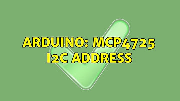 Arduino: MCP4725 I2C address