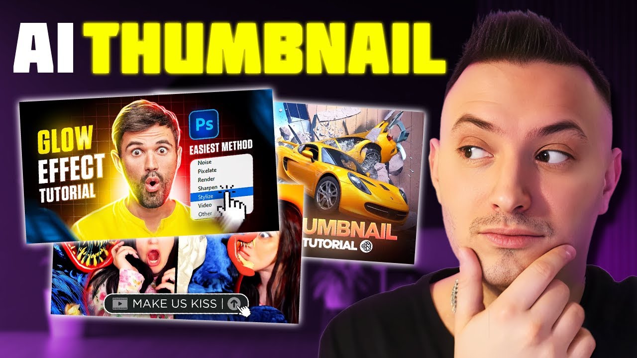 How To Make Thumbnails Using AI (Best AI Thumbnail Generator) - YouTube