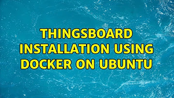 Thingsboard installation using docker on Ubuntu