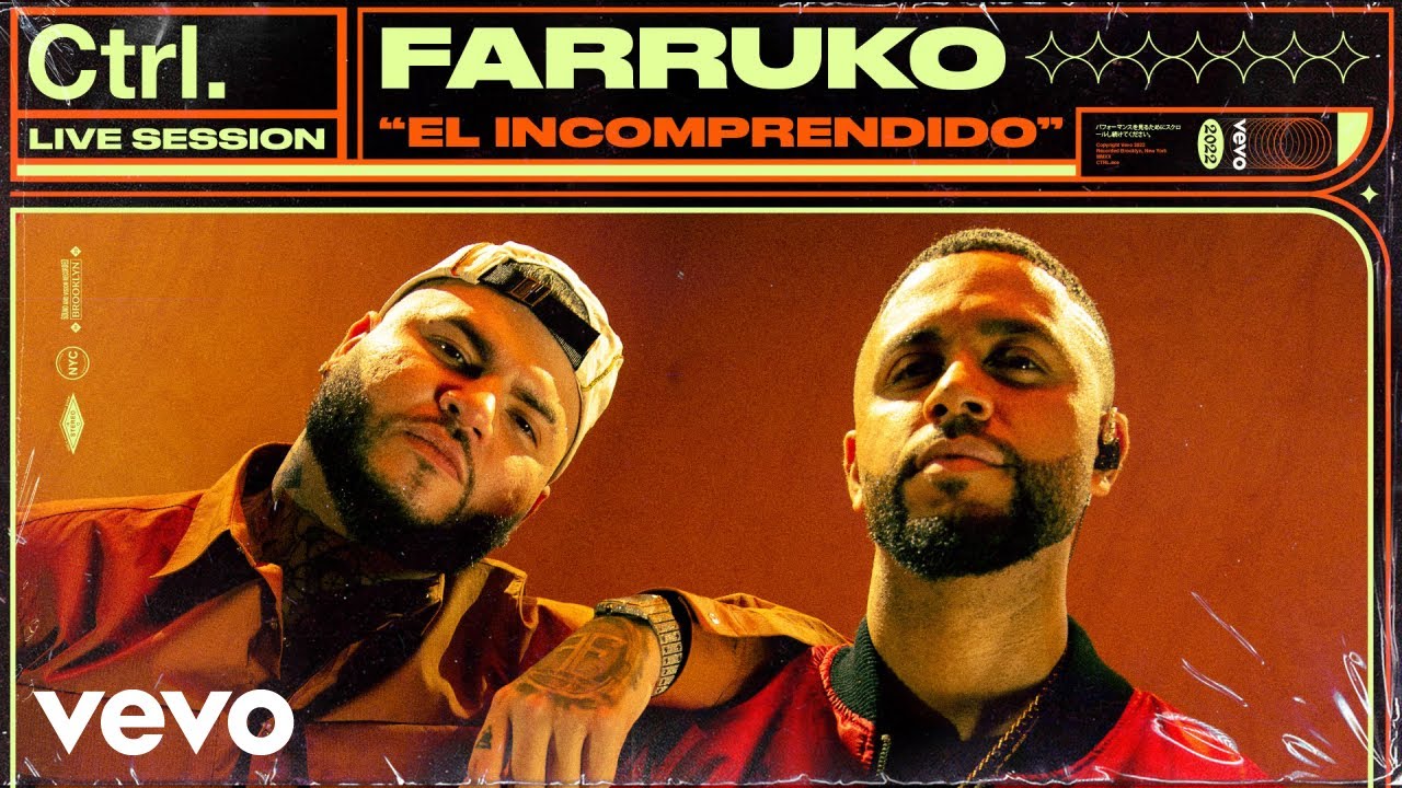 Farruko Dj Adoni   El Incomprendido Live Session  Vevo Ctrl