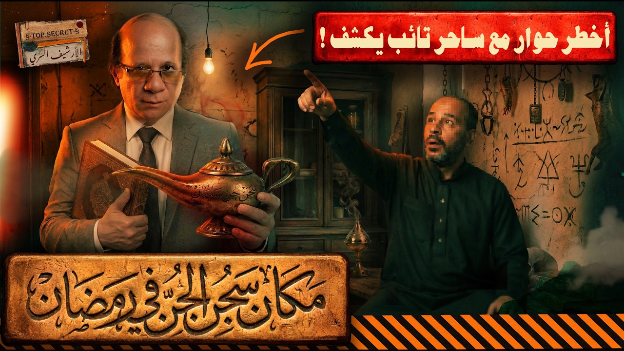 أخطر حوار مع ساحر تائب يكشف مكان سجن الشياطين في رمضان من تعامله معهم | وكيف تتم الاسحار الرمضانيه ؟