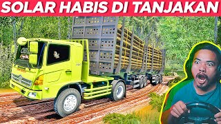 PERJALANAN PANJANG TRUK HINO SIBA SURYA KEHABISAN SOLAR DI TANJAKAN EKSTRIM - ETS2