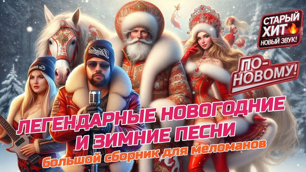 Легендарные Новогодние и Зимние Хиты В Новом Звучании 🎤🎧✨ | Кавер-Сборник Для Меломанов