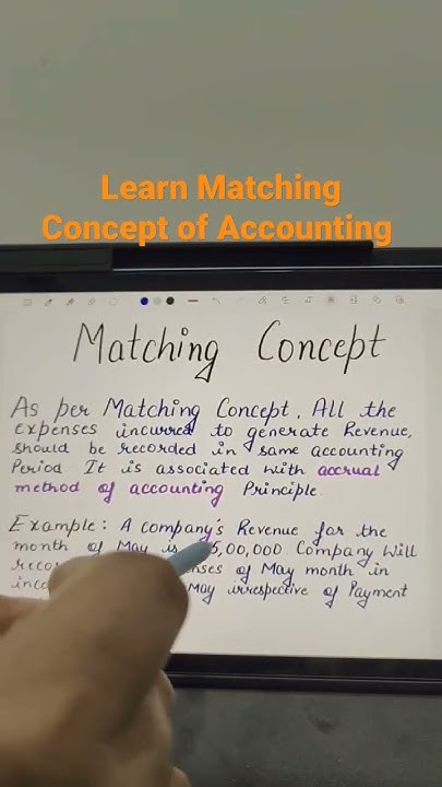 Matching Concept Of Accounting youtubeshorts yt accounting matching-concept-of-accounting-youtubeshorts-yt-accounting