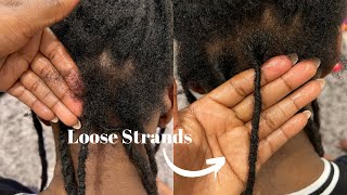 How to Fix Loose Strands / Fly Aways | Loc Repair & Maintenance ✨ | #KUWC