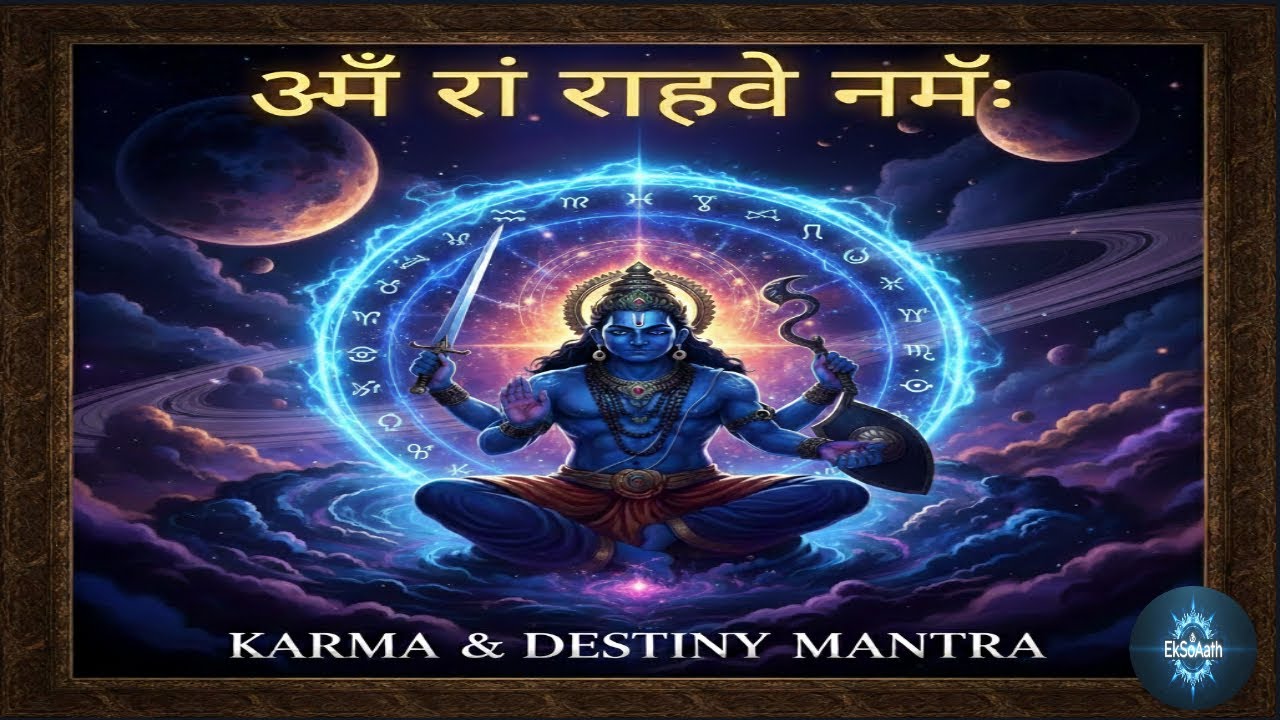 Rahu Mantra Chanting for Peace & Protection | ॐ रां राहवे नमः | Remove ...