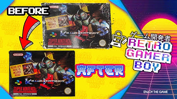 Restoration Retro Game Boxes - SNES Repair