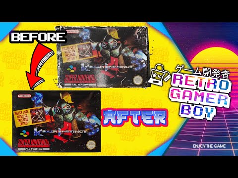 Restoration Retro Game Boxes - SNES Repair