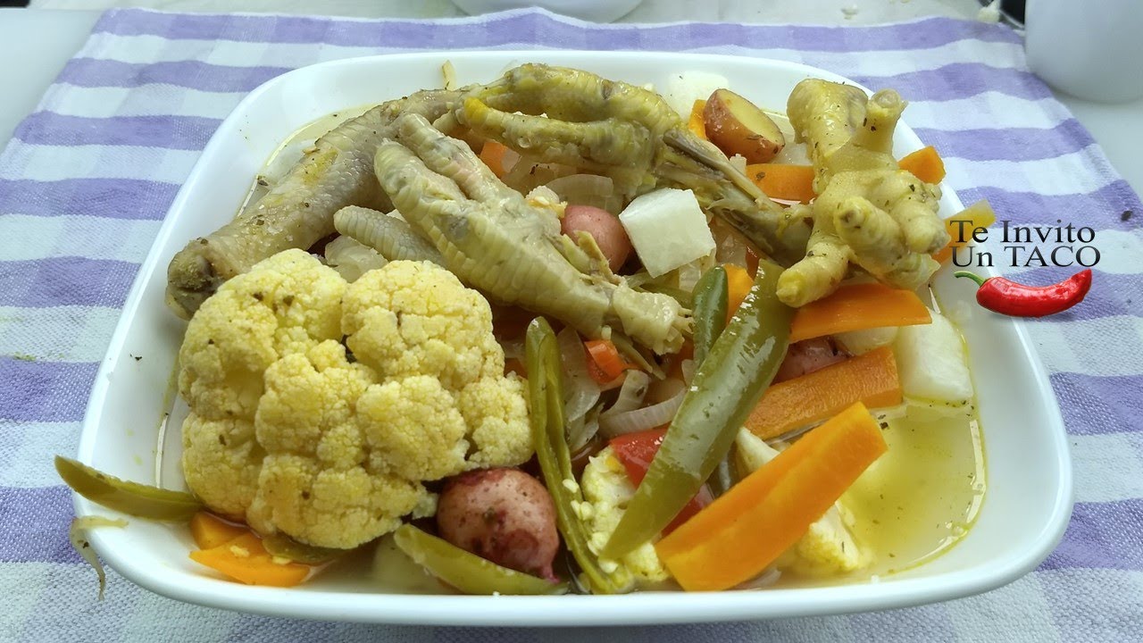 Como Hacer Patitas De Pollo En Escabeche O Vinagre A Mi Estilo - YouTube