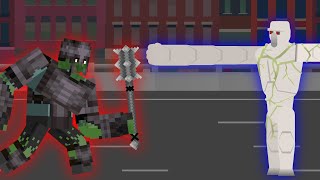 MAZV Vs Iron Golem|Stick Nodes animation