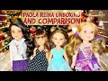 Unboxing Paola Reina, size comparison with similar dolls