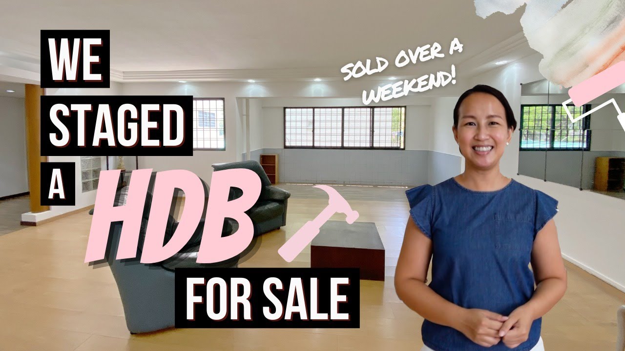 HDB Flat Makeover - Staging for Sale