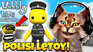 AKU MENANGKAP PENJAHAT & MENJADI POLISI LETOY !! 😹 - Wobbly Life Indonesia