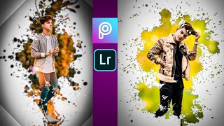 Picsart Colorful Splash Effect || Picsart photo editing tutorial- Ashok Editer