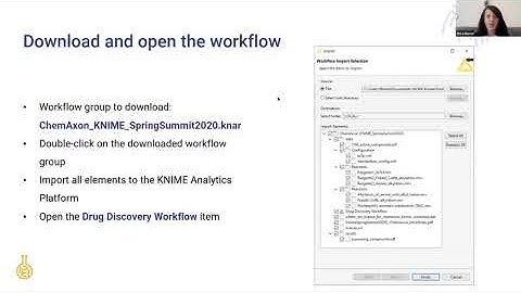 Building a Drug Discovery Workflow in 8 1 steps with KNIME
